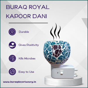 Buraq Royal Kapoor Dani – Premium Electric Aroma Diffuser