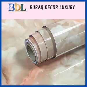 Oil-Proof Self Adhesive Sticker Marble Wallpaper